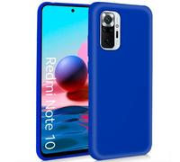 Custodia in silicone blu freddo per Xiaomi Redmi Note 10/Note 10s
