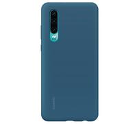 Custodia in silicone blu Huawei per Huawei P30