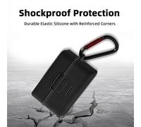 Custodia in silicone BRDRC per custodia di ricarica DJI Mic Mini nera