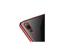 Custodia in silicone color oro rosa per Huawei P20Pro