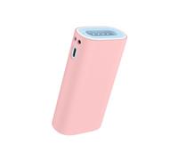 Custodia in silicone compatibile con CUKTECH CP13, custodia protettiva antiurto per power bank da 10000 mAh, rosa
