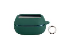 Custodia in silicone compatibile con gli auricolari wireless per JBL LIVE Flex4 - Custodia antiurto con rivestimento protettivo morbido (Verde scuro)