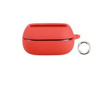 Custodia in silicone compatibile con gli auricolari wireless per JBL LIVE Flex4 - Custodia antiurto con rivestimento protettivo morbido (Rosso)