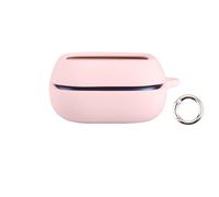 Custodia in silicone compatibile con gli auricolari wireless per JBL LIVE Flex4 - Custodia antiurto con rivestimento protettivo morbido (Rosa)