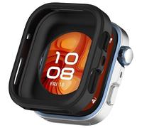 Custodia in silicone compatibile con Huawei Watch Fit 4 Pro, custodia flessibile in silicone resistente ai graffi, cover protettiva per Huawei Watch Fit 4 Pro Smartwatch (nero)