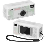 Custodia in silicone compatibile con Kodak CHARMERA Portachiavi fotocamera digitale Blind Box (trasparente, custodia in silicone)