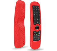 Custodia in Silicone Compatibile con LG Telecomando AN-MR21GA MR22GN MR22GA MR23GN MR24GA QNED Smart TV Magico Telecomando Guscio Protettiva Cover Cassa Copertura per LG Magic Remote Control(Rosso)