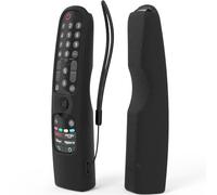 Custodia in Silicone Compatibile con LG Telecomando MR25GB MR24GN MR24GA MR23GN MR23GA MR22GN MR22GA MR21GA MR21GC,Cover per Telecomando LG,Guscio per TV 2025/2024/2023/2022/2021 (Nero)