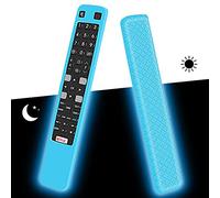 Custodia in Silicone Compatibile con TCL RCA RC802N ARC802N Nuovo Telecomando Sostitutivo Guscio per Thomson 4K UHD smart TV Remote Protettiva Cover Case Anti-Graffio Cassa Copertura(Blu Fluorescente)