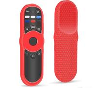 Custodia in silicone compatibile con telecomando VIZIO XRT270, per telecomando Smart TV che si illumina al buio (rosso)