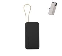 Custodia in silicone compatibile con Xiaomi Power Bank 67W Max, custodia protettiva antiscivolo con anello integrato per viaggi, nera