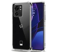 Custodia in silicone con angoli rinforzati per Motorola Edge 40/Edge (2023) - Trasparente KP30009