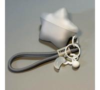 Custodia in silicone con design a stelle d'argento stile coreano originale INS, compatibile con Apple 4th Gen, Pro 1st/2nd/3rd Gen, unisex Apple AirPods 1/2,Apple AirPods Pro,Apple AirPods 3,Apple Air