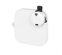 Custodia in silicone con finitura liscia per registratore vocale Soundcore Work AI, progettata per inserimento e rimozione frequenti senza usura (bianco)