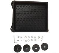 Custodia in silicone con forte ventosa per Starlink Mini, facile da montare sul tetto dell'auto o sul vetro, design portatile per viaggi e applicazioni all'aperto (magnete + gancio, nero)