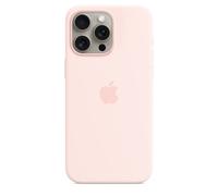 Custodia in silicone con MagSafe per iPhone 15 Pro Max Rosa pallido - Nouvo