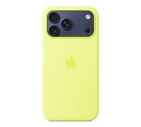 Custodia in silicone con MagSafe per iPhone 17 Pro Max Giallo Neon