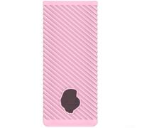 Custodia in silicone, confezione da 1, per Skullcandy Dime-Evo, custodia protettiva resistente agli urti, con adattabilità personalizzata, antigraffio e protettiva, design portatile da viaggio (rosa)