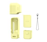Custodia in silicone copriobiettivo per DJI OSMO Pocket 4 Camera Gimbal Protettore Dello Schermo Protettivo Caso, Giallo, Unisex