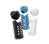 Custodia in silicone copriobiettivo protezione per obiettivo e custodia custodia protettiva per Insta360 X4 (lente+custodia per corpo nero)