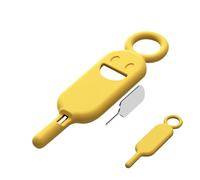 Custodia in silicone - Custodia per attrezzi, porta spillo espulsore | 2 in 1 anti-smarrimento mobile con ago in acciaio inox, portachiavi portatile per smartphone, tablet e rimozione slot di memoria