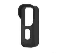 Custodia in silicone di precisione per campanello video Blink Il nuovo 2025 offre resistenza agli elementi consentendo l'interazione completa del dispositivo (nero)
