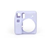 Custodia in silicone di protezione di goccia per instax mini SE fotocamera semplice caso di colore solido (Viola)