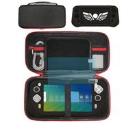 Custodia in silicone e custodia per il trasporto compatibile con Logitech G Cloud Gaming palmare, protezione schermo per Logitech G Cloud Console accessori (nero/nero)