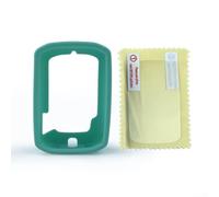 Custodia in silicone e pellicola salvaschermo HD per Bryton Rider 15 Neo GPS Cycling Computer Compatibilità garantita (verde foglia di tè)