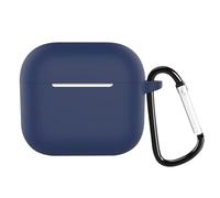 Custodia in silicone extra sottile per Airpods 3 con imbracatura blu