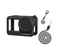 Custodia in silicone facilmente portatile con funzione aggiuntiva di copriobiettivo progettato per DJIsFor Osmodel Four And Three (nero)