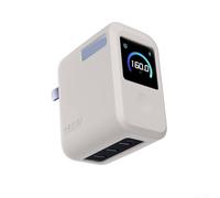 Custodia in silicone flessibile ma resistente, compatibile con Anker Prime-Charger 160W 3Ports Smart Display (grigio)