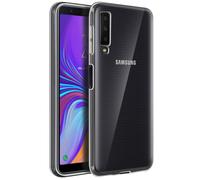 Custodia in silicone flessibile trasparente Avizar per Samsung Galaxy A7 2018