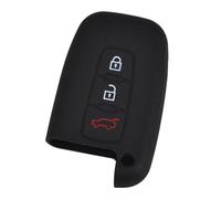 Custodia in silicone for chiave telecomando a 3 pulsanti compatibile con Hyundai Equus Genesis Veloster KIA Sportage Optima Soul Azera Sorento