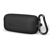 Custodia in silicone Geekria compatibile con auricolari Sony WF-C510 True Wireless, custodia protettiva per auricolari con gancio portachiavi, porta di ricarica accessibile,LED frontale visibile(nero)