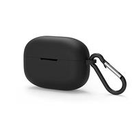 Custodia in silicone Geekria compatibile con HONOR Earbuds 3 Pro True Wireless, cover per auricolari, custodia protettiva con gancio per portachiavi, porta di ricarica accessibile (Nero)