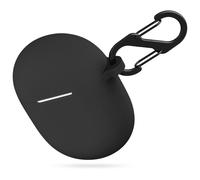 Custodia in silicone Geiomoo compatibile con Google Pixel Buds A-Series Custodia protettiva per Google Pixel Buds 2 con moschettone (nero)