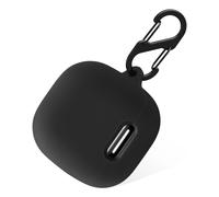 Custodia in silicone Geiomoo per Anker Soundcore Liberty 4 NC Custodia protettiva con moschettone (nero)