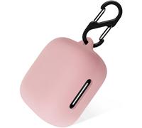 Custodia in silicone Geiomoo per Anker Soundcore P30i Custodia protettiva con moschettone (rosa)