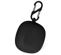 Custodia in silicone Geiomoo per Skullcandy Rail Skullcandy Rail ANC Custodia protettiva con moschettone (nero-1)