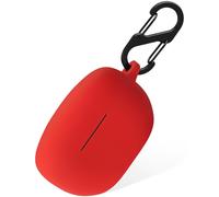 Custodia in silicone Geiomoo per Sony WF-1000XM5 con moschettone (rosso)