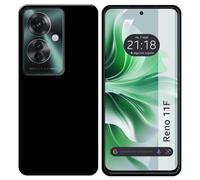 Custodia in silicone gel TPU nera per OPPO Reno 11F 5G