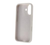 Custodia in silicone liquido Muvit For Change Recycletek compatibile con Apple iPhone 16 Nude