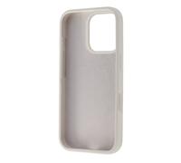 Custodia in silicone liquido Muvit For Change Recycletek compatibile con Apple iPhone 16 Pro Nude