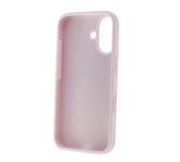 Custodia in silicone liquido Muvit For Change Recycletek compatibile con Apple iPhone 16 Rosa