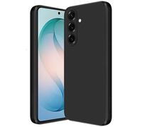 Custodia in silicone liquido per Samsung Galaxy S26 Plus, morbida gomma gel antigraffio, antiurto, sottile, compatibile con Samsung Galaxy S26+, colore nero