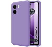 Custodia in silicone liquido ultra morbido per OPPO A6x / A6k colore viola