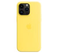 Custodia in silicone MagSafe Apple iPhone 14 Pro Max - giallo canarino
