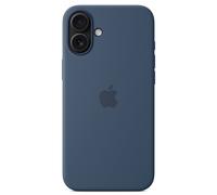 Custodia in silicone MagSafe Apple iPhone 16 Plus - blu denim