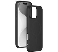 BIGBEN Protettiva COVSILIMAGIP16PMB Cover per Apple iPhone 16 Pro Max, Nero